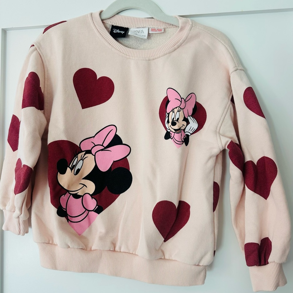 Zara Minnie Mouse Sweatshirt